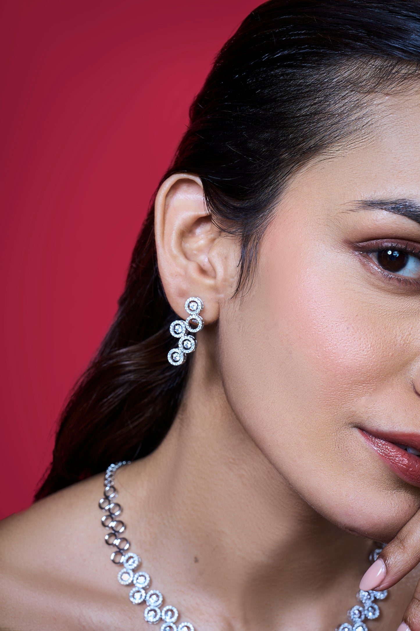 Celeste Halo Earrings