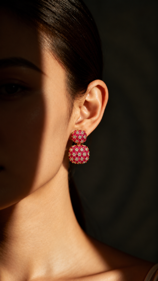 Rose Royale Earrings