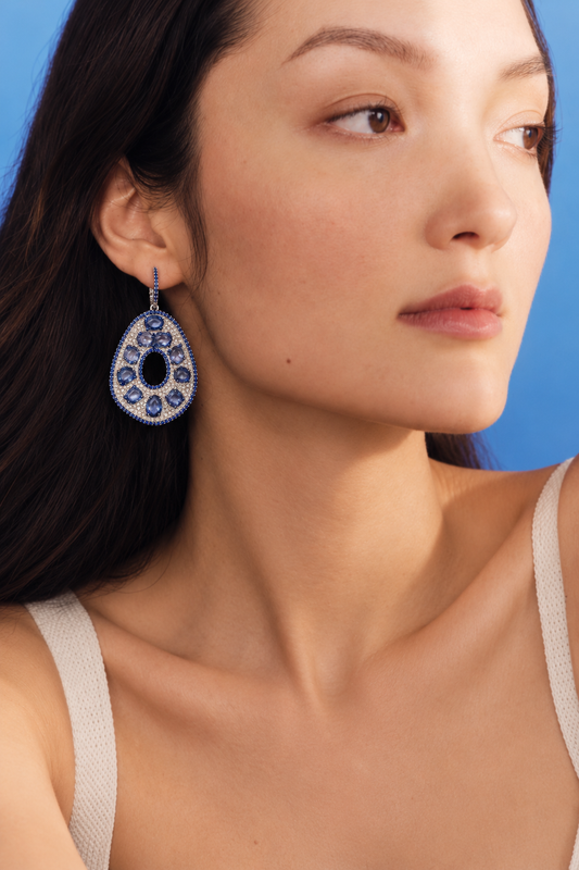Sapphire Royale Earrings