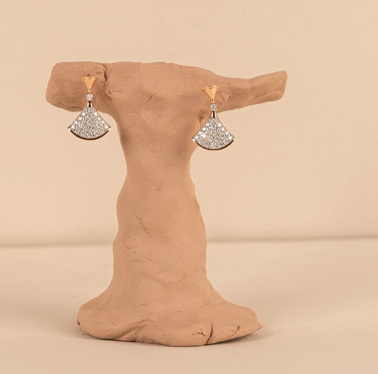 DUAL CONE CLUSTER EARRING